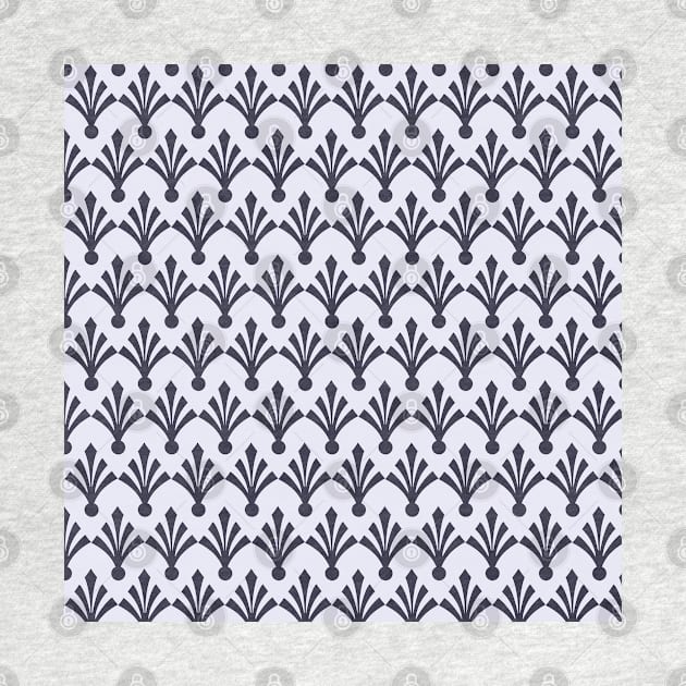 Navy blue diamond shaped motif pattern by SamridhiVerma18